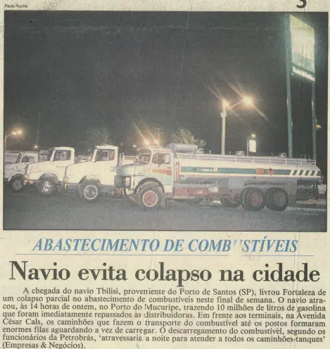 Colapso combustíveis Ceará