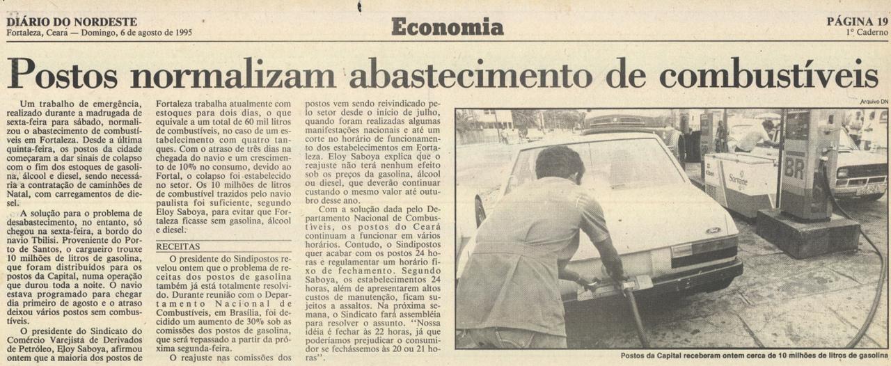 Colapso combustíveis