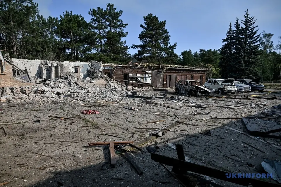 Centro atingido por ataques russos