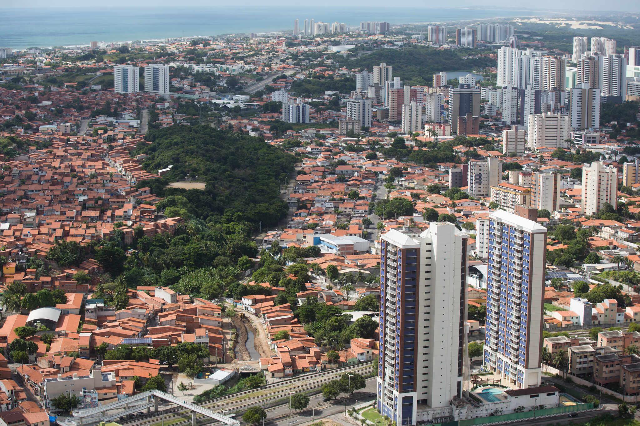 Vista aérea de Fortaleza