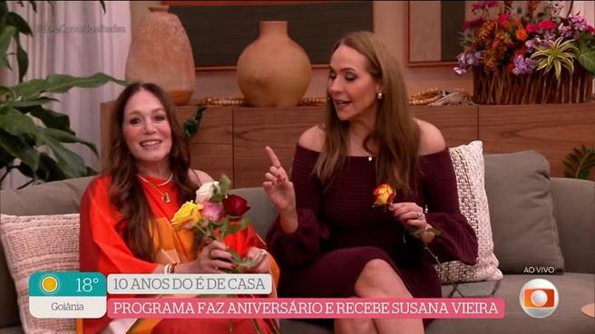 Susana Vieira participou do 'É de Casa' neste sábado