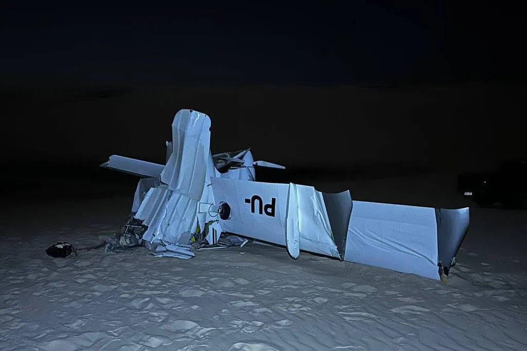 Avião de pequeno porte foi encontrado no Parque Nacional dos Lençóis Maranhenses
