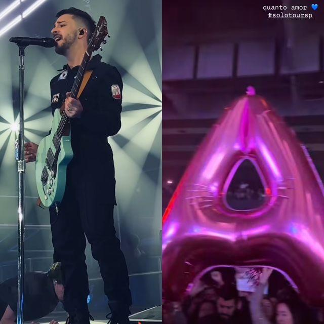 Júnior Lima agradeceu a homenagem à filha nas redes sociais