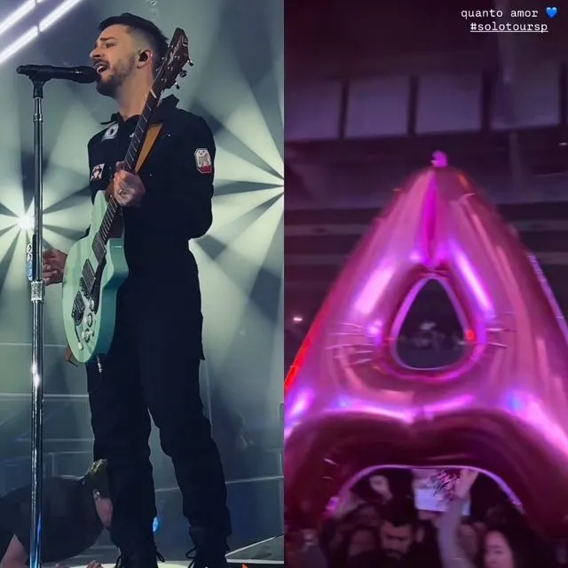 Júnior Lima agradeceu a homenagem à filha nas redes sociais