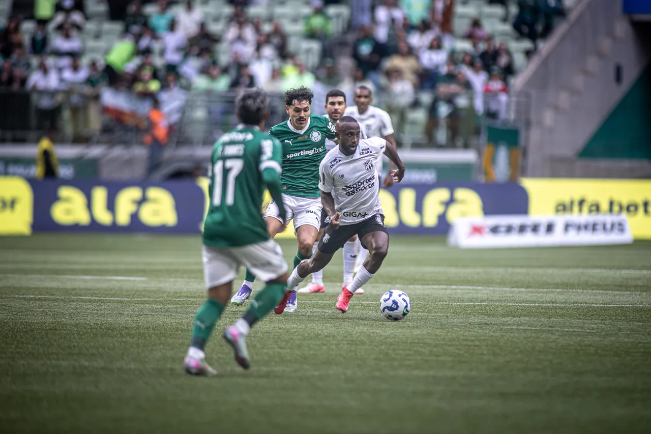 O Ceará fez bom jogo contra o Palmeiras por pouco não saiu com um bom resultado