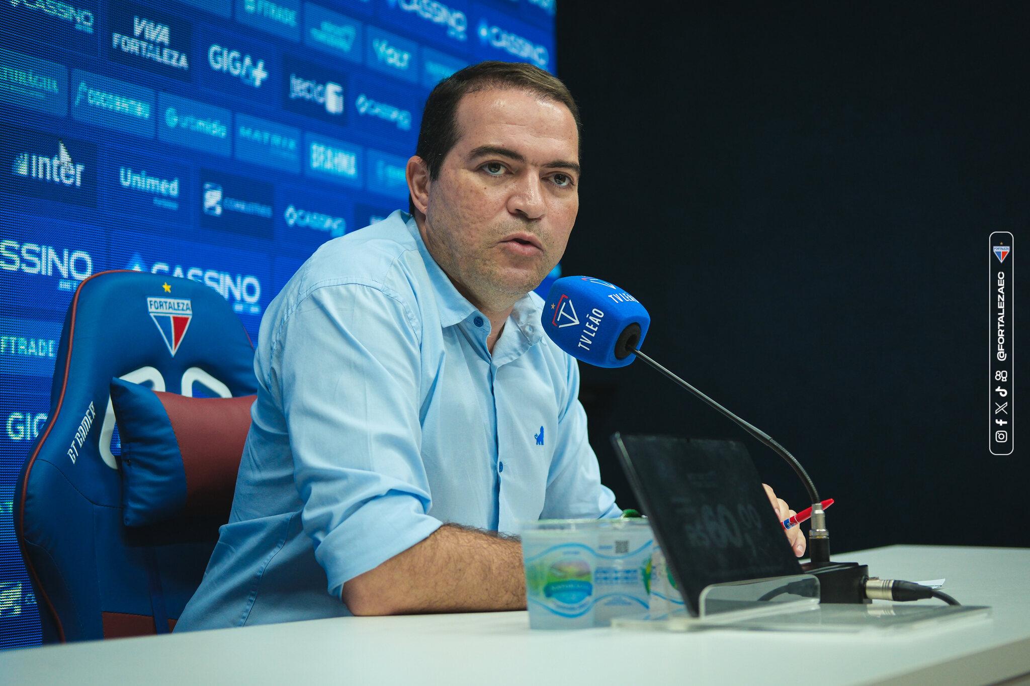 Foto de Marcelo Paz, que definiu pontuação do Fortaleza para escapar de rebaixamento e promete reforços