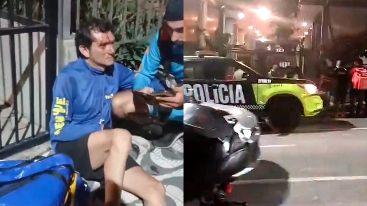 Entregador de aplicativo recebeu atendimento médico em uma UPA após agressão