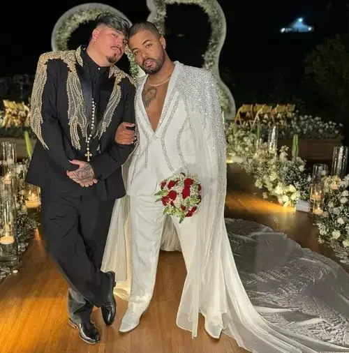 Hytalo e Euro se casaram em 2023, em festa marcada por ostentação
