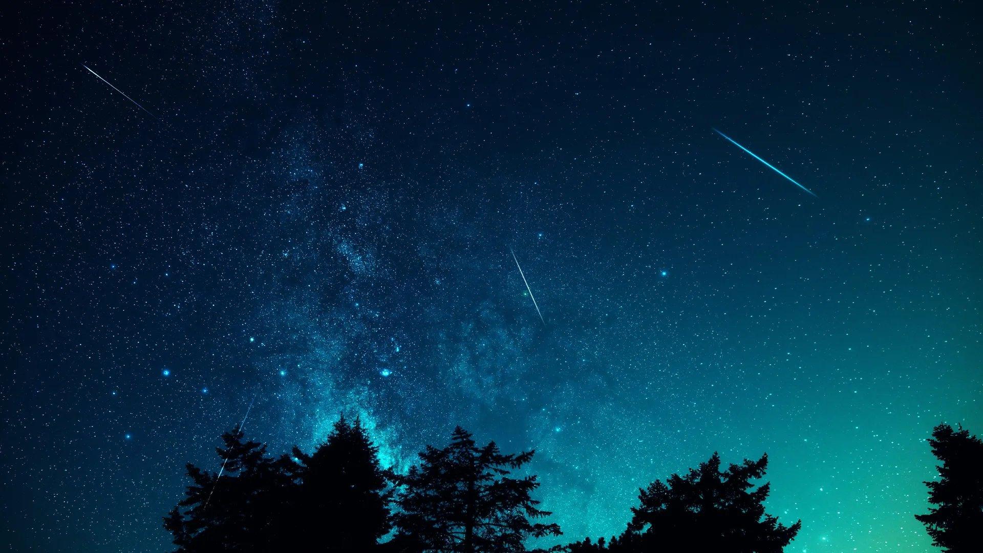 Imagens da chuva de meteoros Perseidas