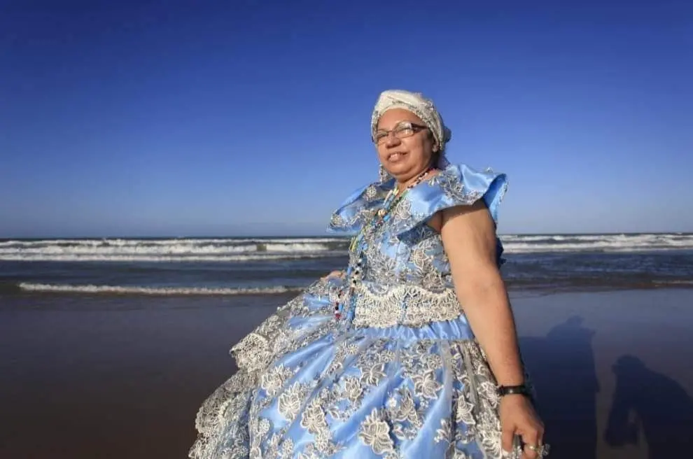 Mãe Tecla do Caboclo Tupinambá, presidente da União Espírita Cearense de Umbanda (Uecum)