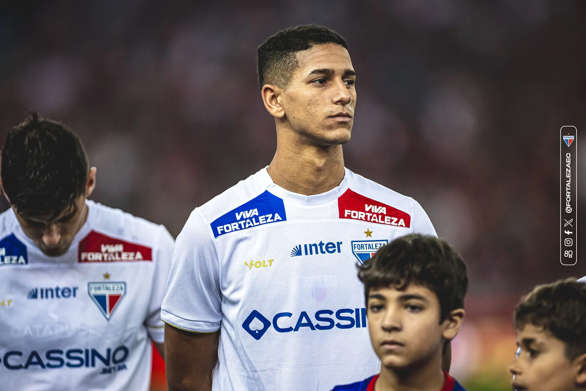 Foto de Gustavo Mancha durante Flamengo x Fortaleza na Série A do Brasileirão
