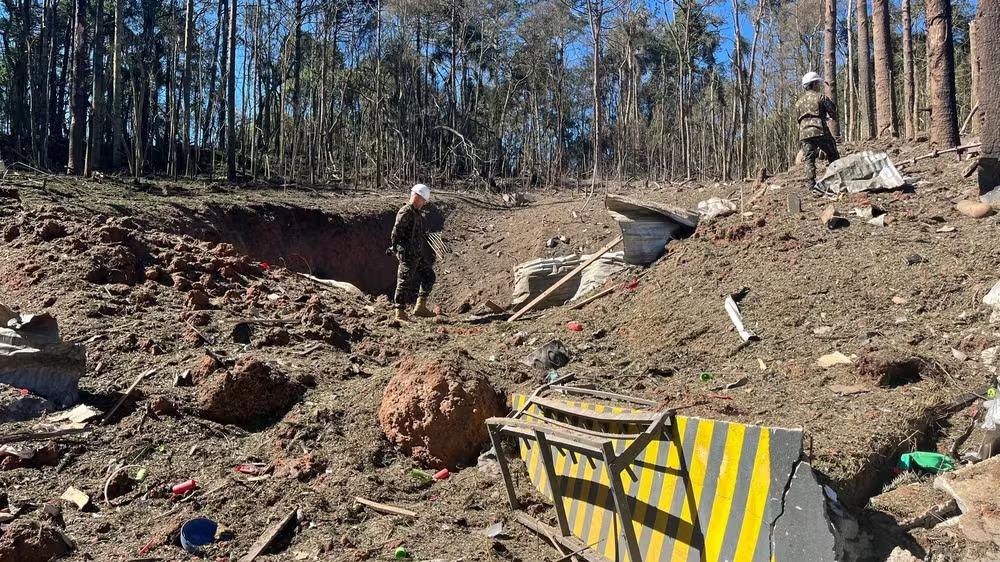 Local da explosão da fábrica em Quatro Barras
