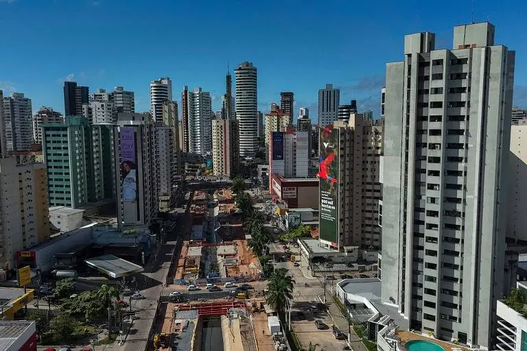 Vista aérea de Belém