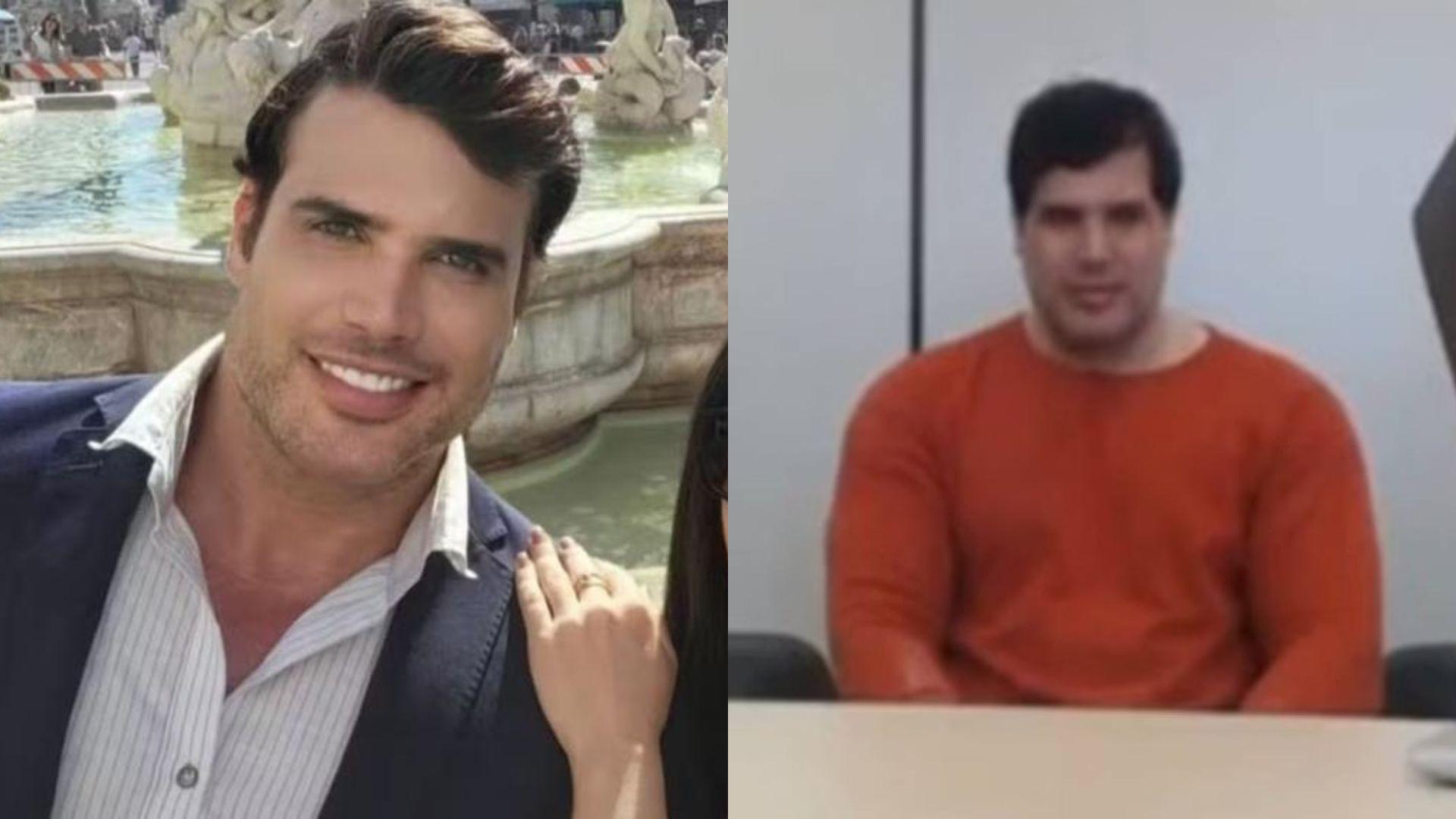 Colagem de fotos do empresário Renê da Silva Nogueira Junior que matou gari em Belo Horizonte