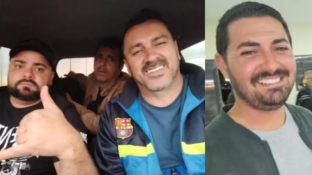 Imagem das quatro vítimas