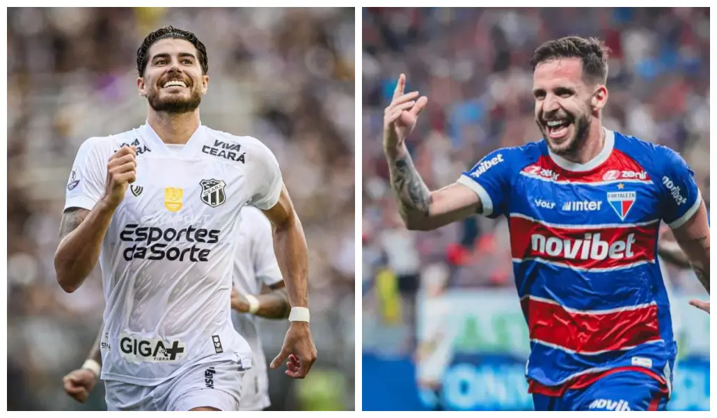 Montagem com fotos de Ceará e Fortaleza