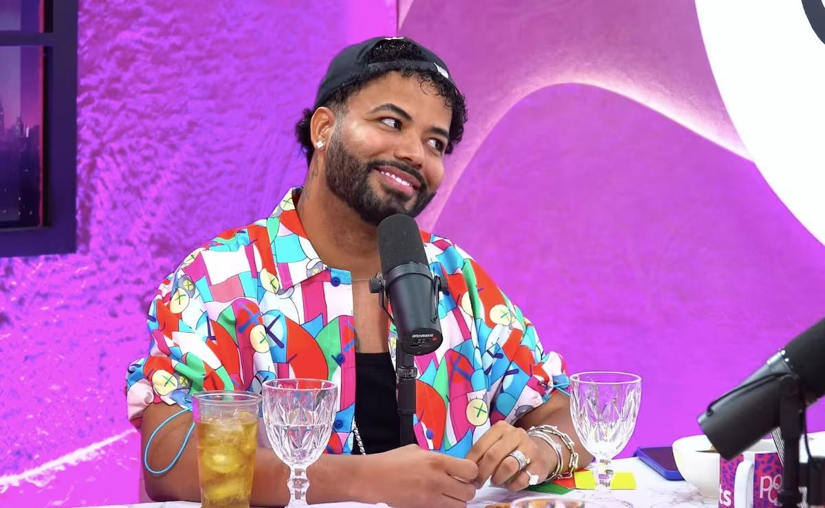 Foto de Hytalo Santos, preso nesta sexta-feira (15), durante participação em Podcast