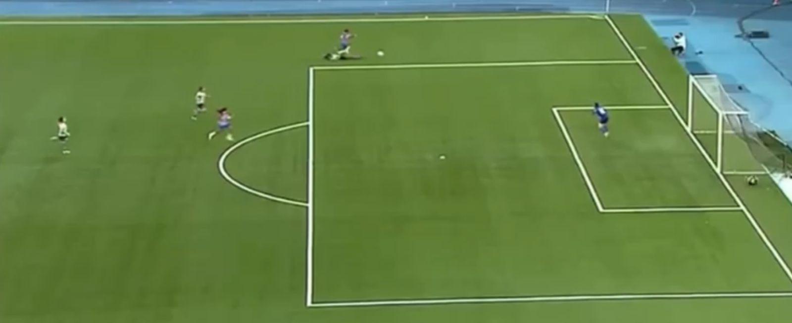 Foto de lance no jogo do time feminino do Fortaleza