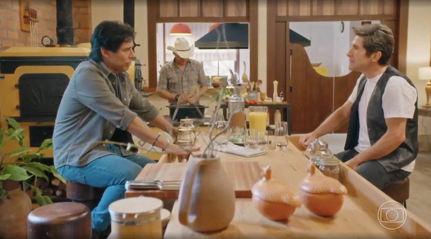 A dupla Guilherme & Santiago participou do 