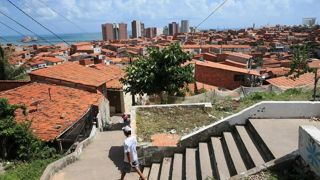 vista do bairro Vicente Pinzón, em Fortaleza