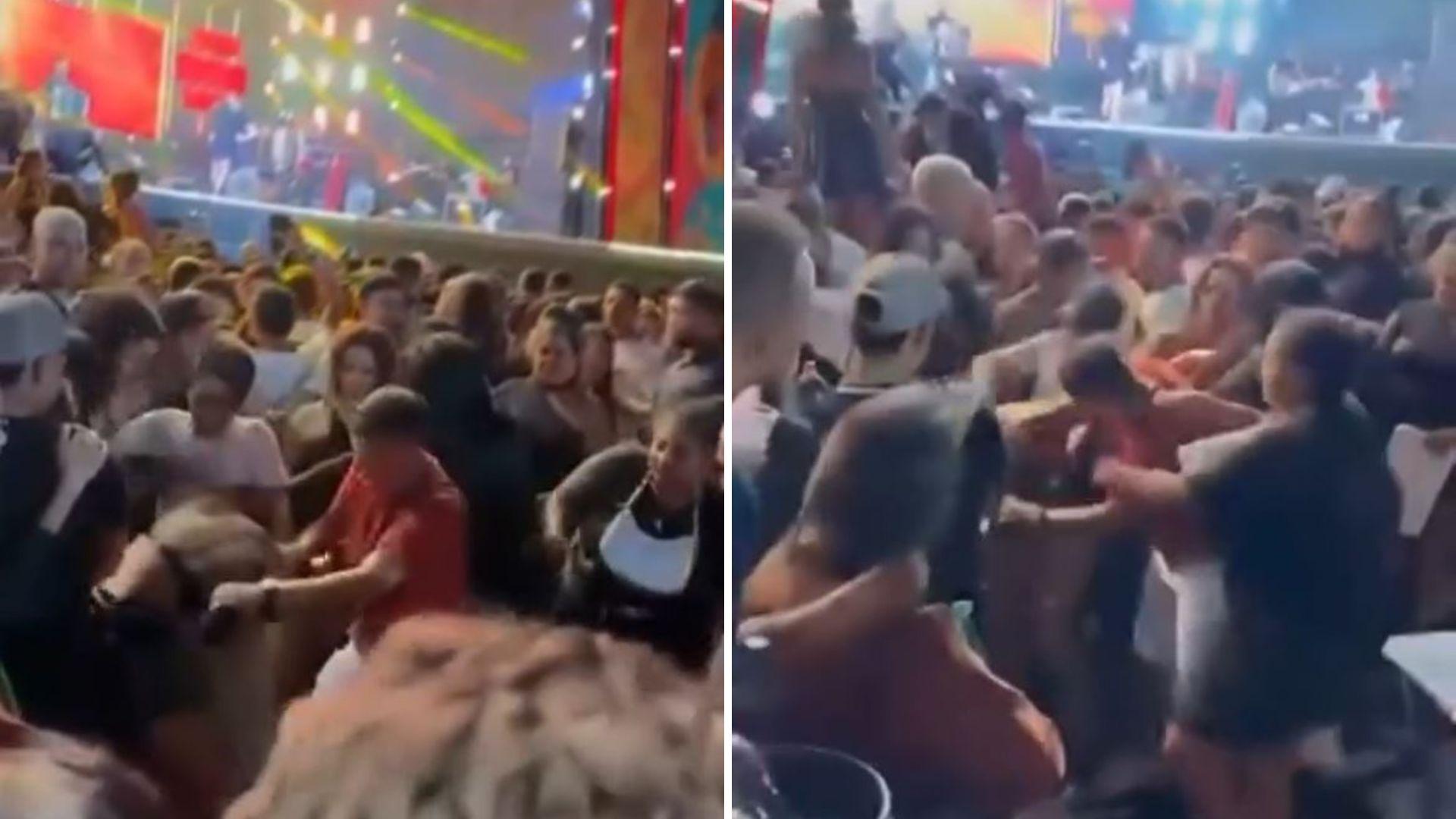 Montagem de fotos mostra adolescente sendo agredida em festa em Milagres, no Ceará