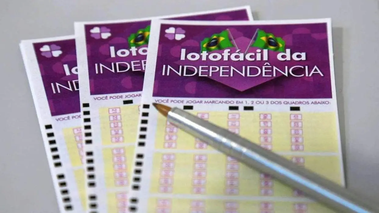 Volante da lotofácil da independência