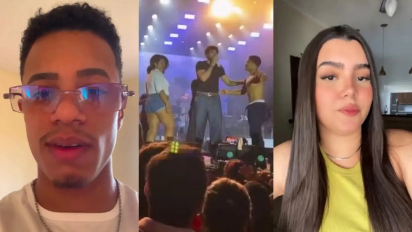 Ezequiel Maurício, que traiu a namorada no palco de um show do cantor Nattan em Três Lagoas (MS)