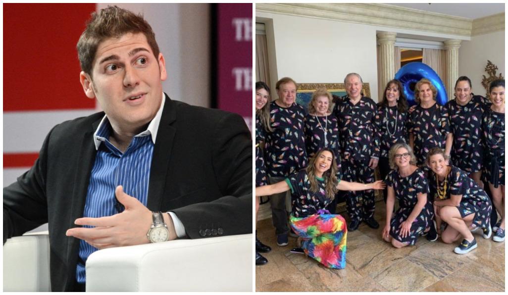 Eduardo Saverin e filhas de Silvio em montagem sobre bilionários brasileiros