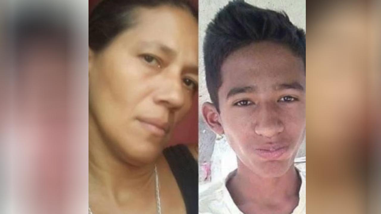 Foto de mãe e filho que foram mortos a tiros em Novo Oriente