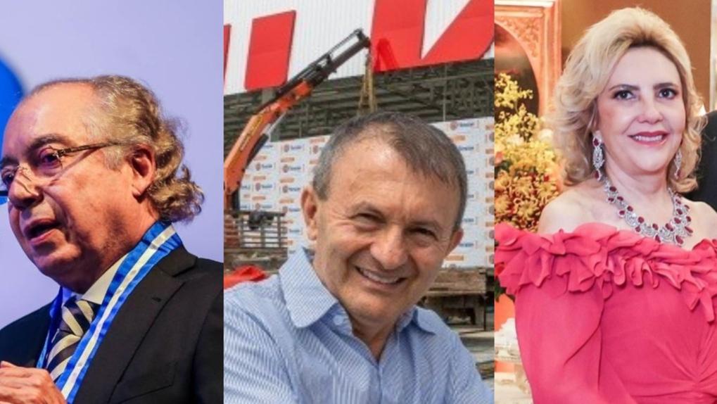 Foto que contém Mário Araripe, Ilson Mateus e Maria das Graças Dias Branco