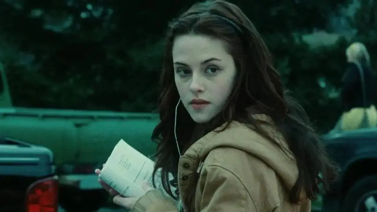 Imagem da personagem Isabella Swan, interpretada por Kristen Stewart, na saga Crepúsculo, que volta aos cinemas nos Estados Unidos.