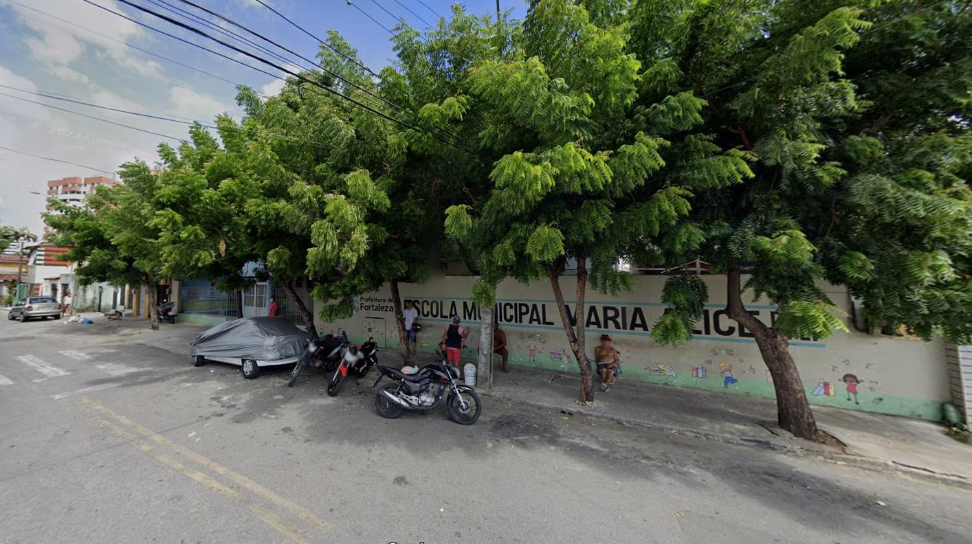 Imagem retirada do Google Maps mostra fachada de escola
