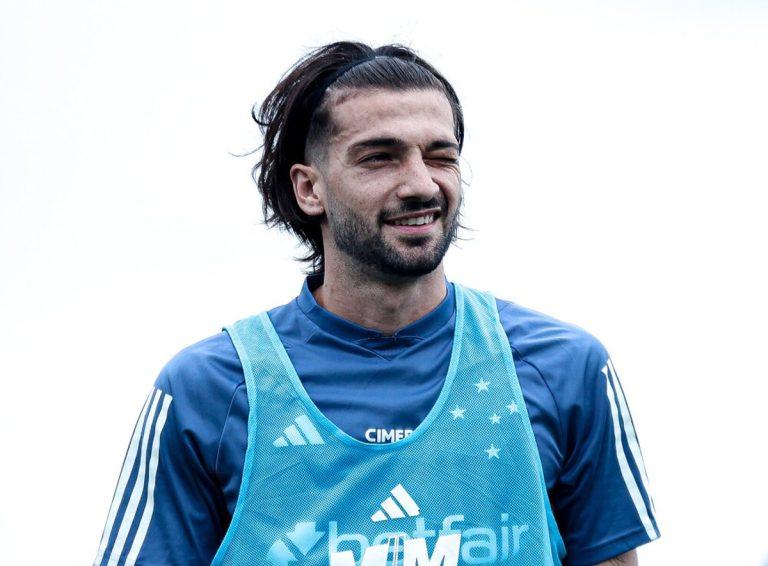 Lautaro Díaz em ação pelo Cruzeiro