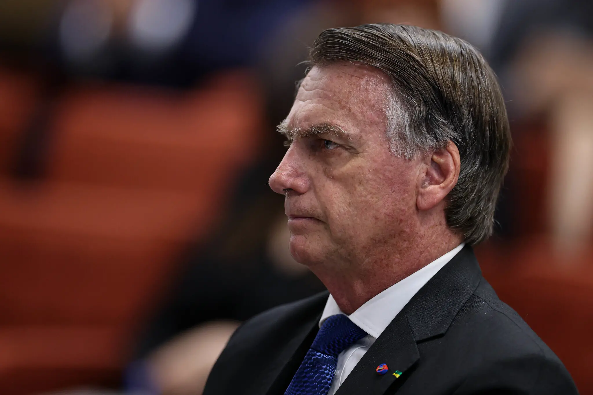 Ex-presidente Jair Messias Bolsonaro, de perfil