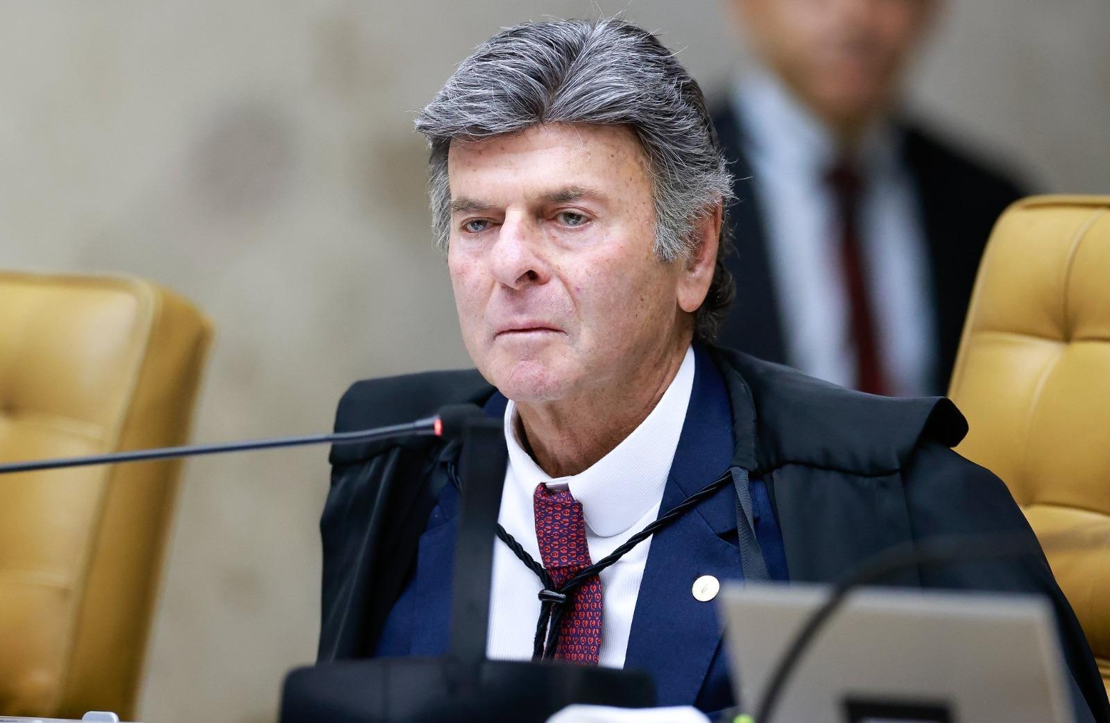 Luiz Fux em plenário do STF