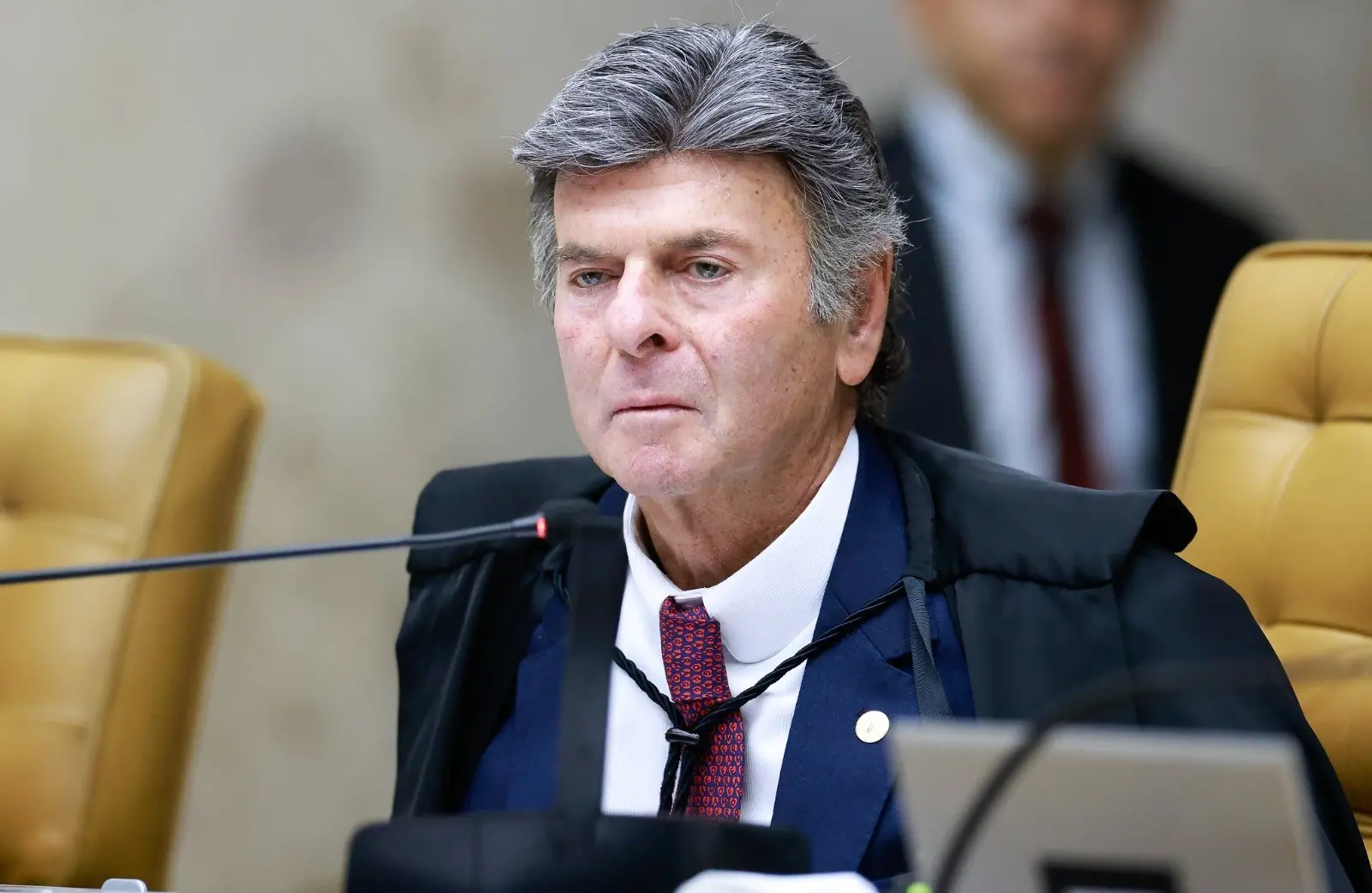 Luiz Fux em plenário do STF