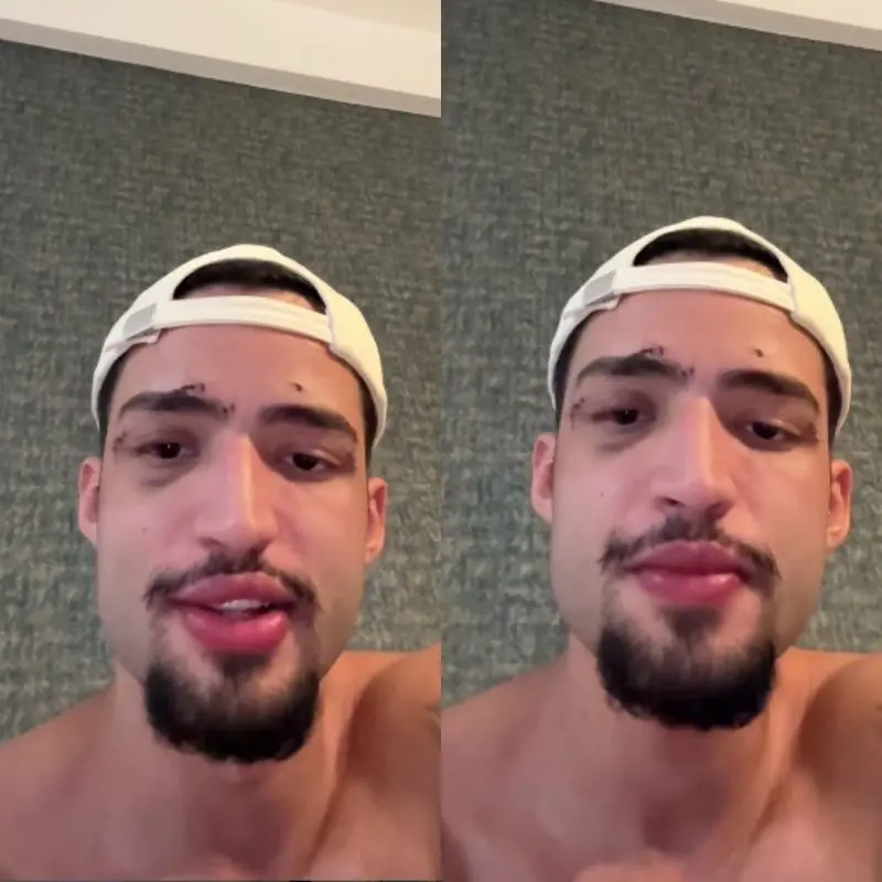 montagem com fotos do criador de conteúdo Ryan Silveira, encontrado desacordado na piscina de um hotel na grécia. ele falou sobre o assunto no Instagram