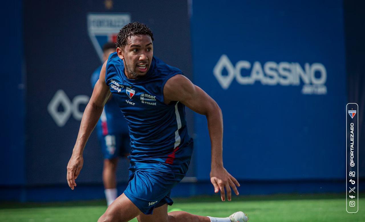 Ryan Guilherme em ação pelo Fortaleza