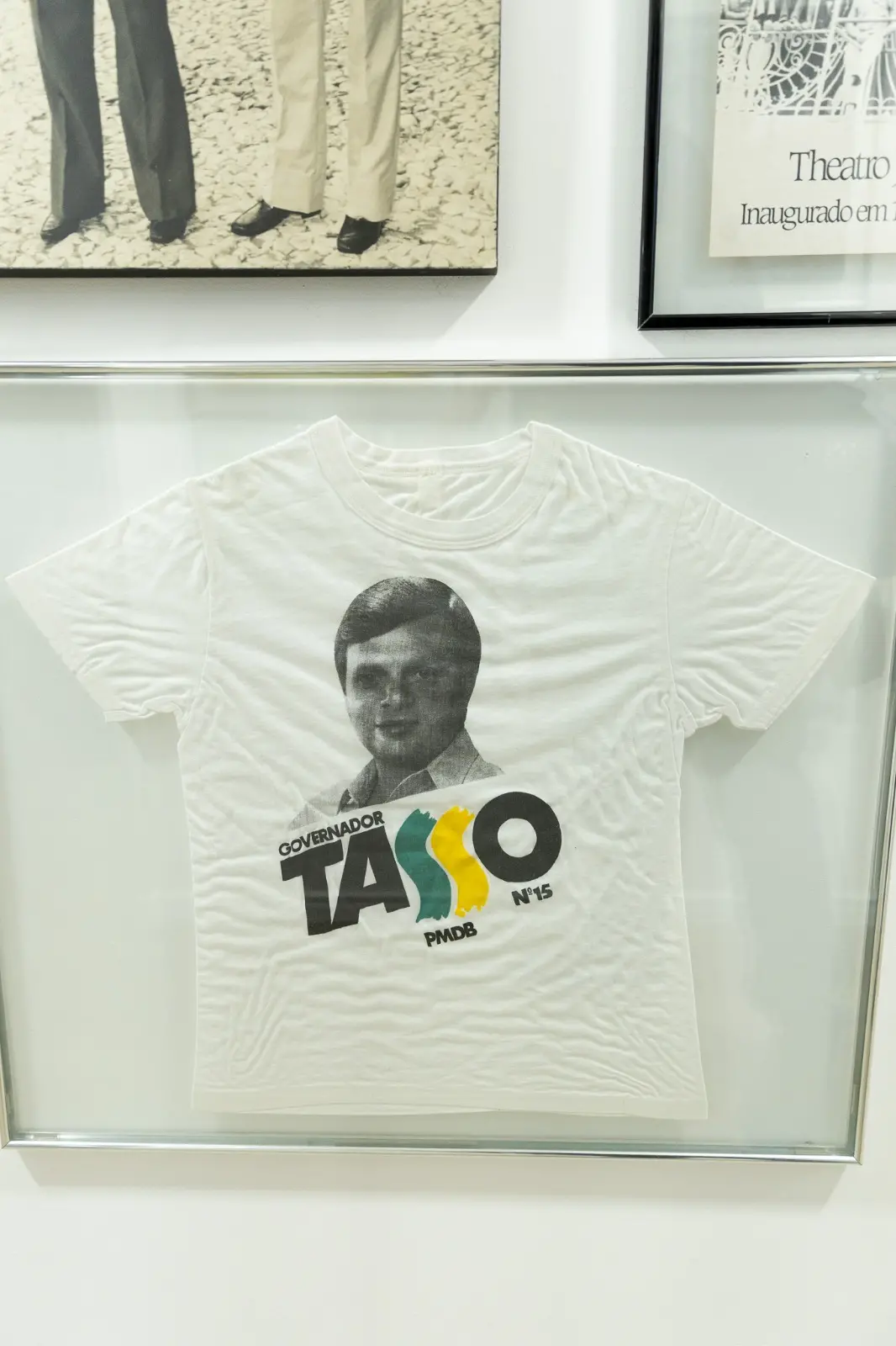 Na imagem, blusa da campanha de Tasso Jereissati para governador do Ceará