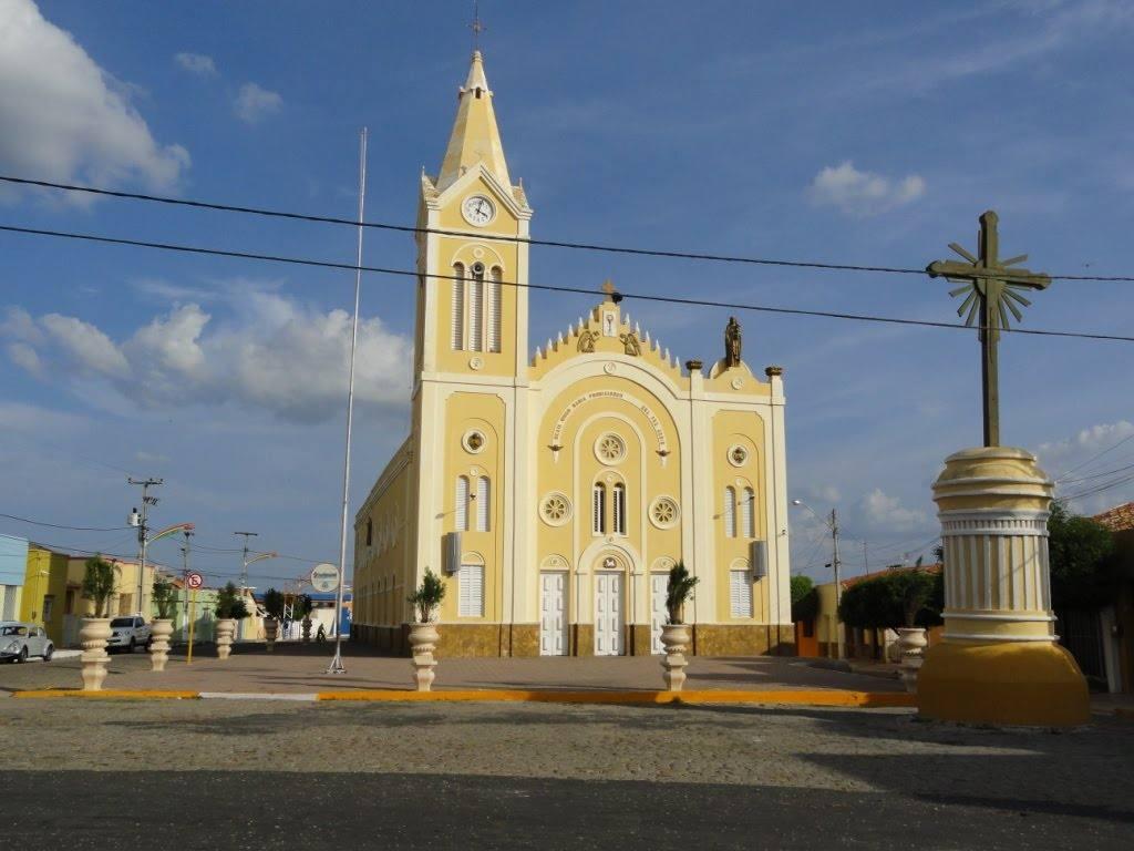 Foto mostra cidade de Milagres, na região do Cariri