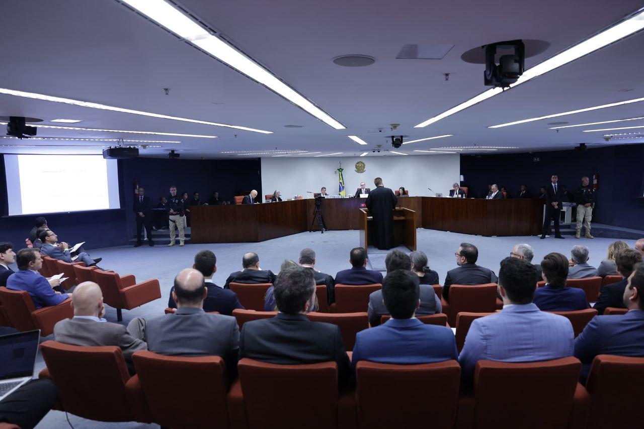 plenário da primeira turma do stf durante julgamento da trama golpista