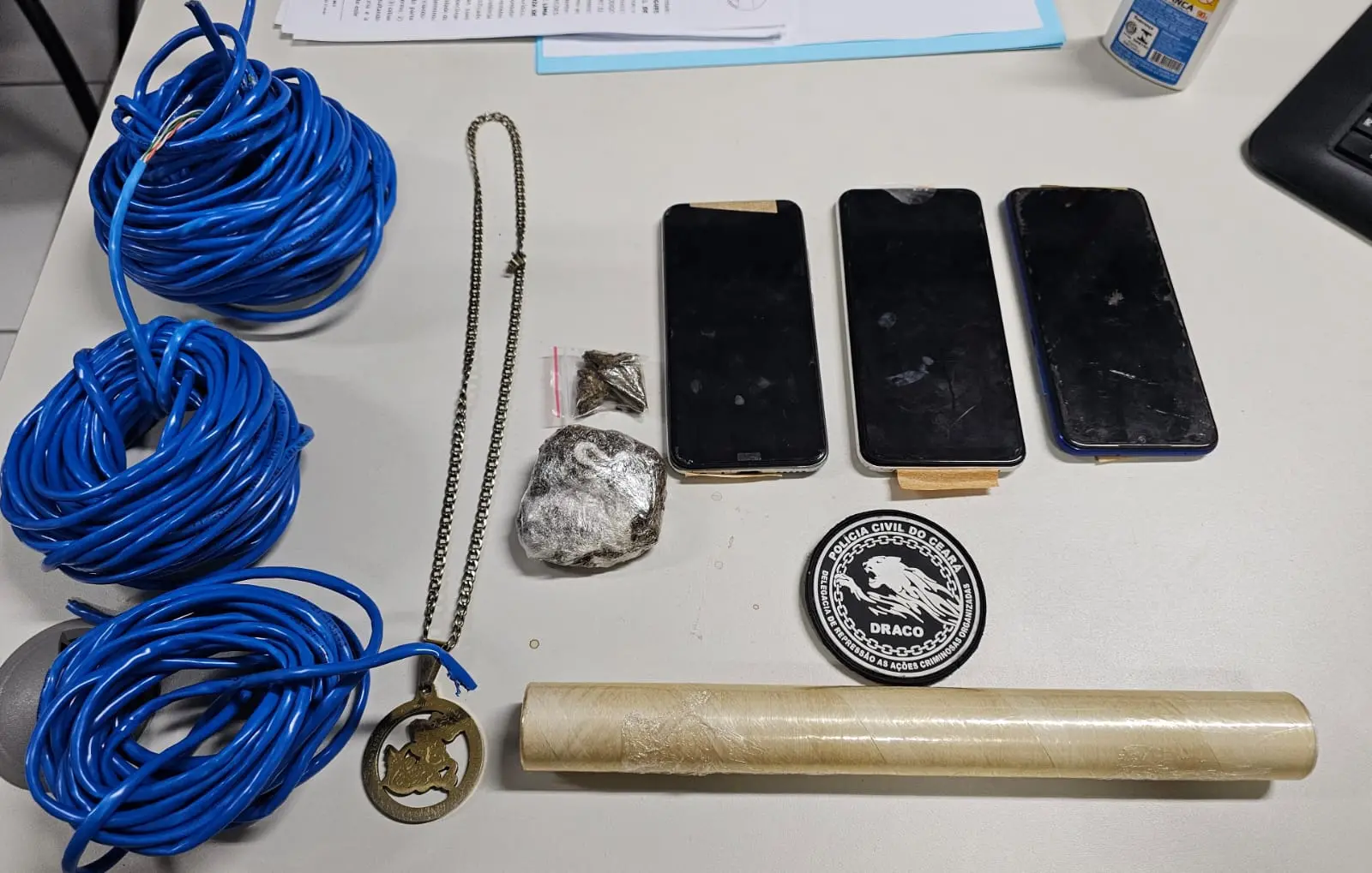 apreensao drogas facção provedores ataques