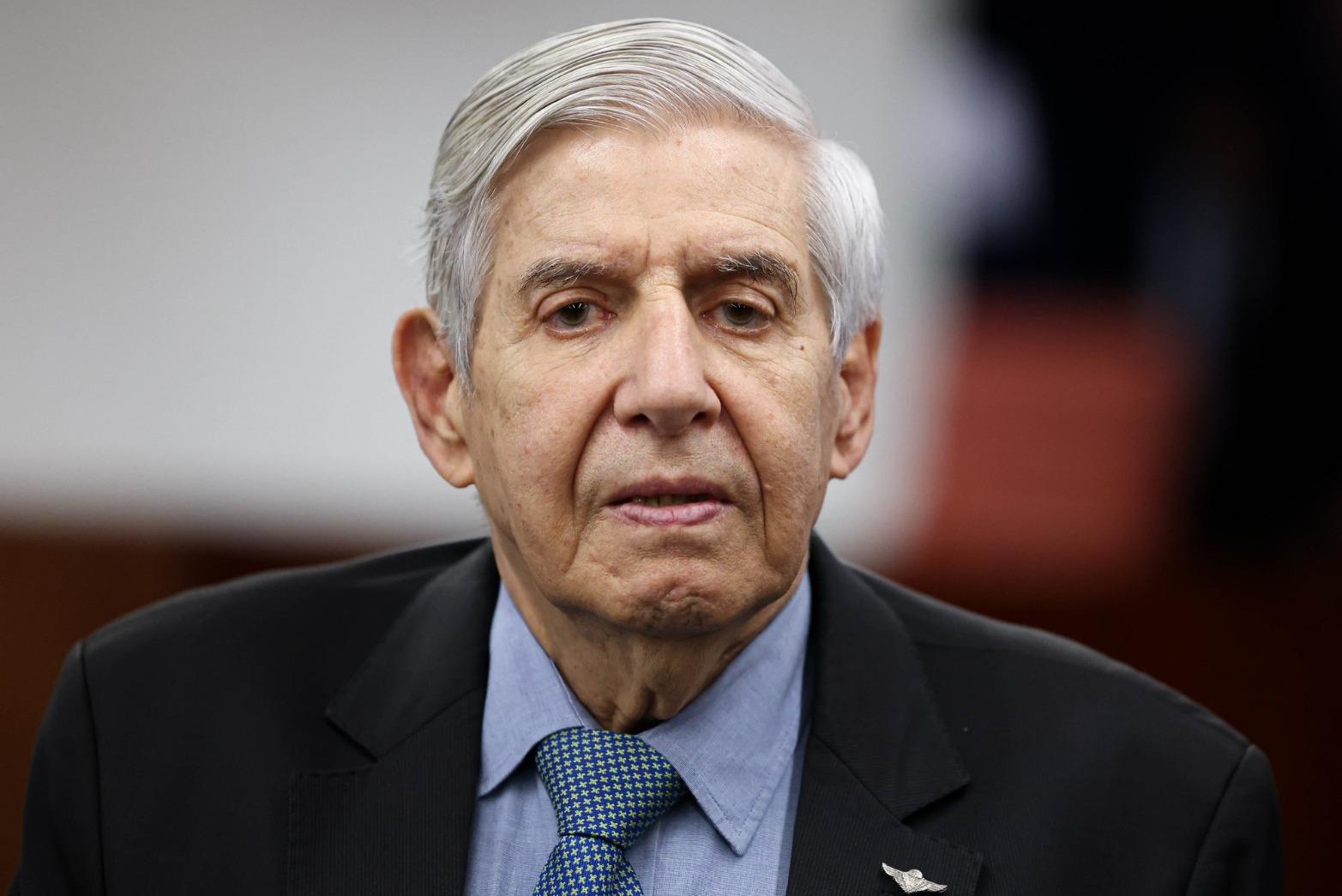 Augusto Heleno em sessão no STF