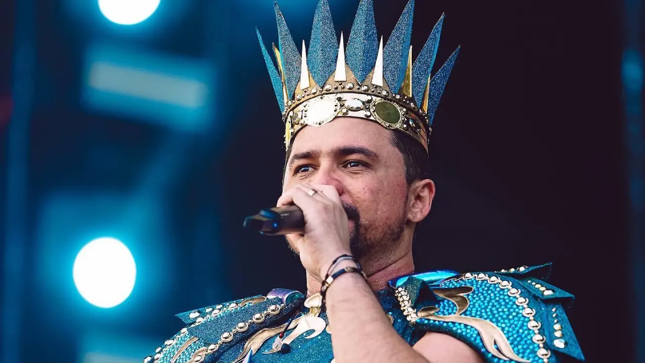 Festa de Xand Avião vesti como personagem do mundo Atlantis