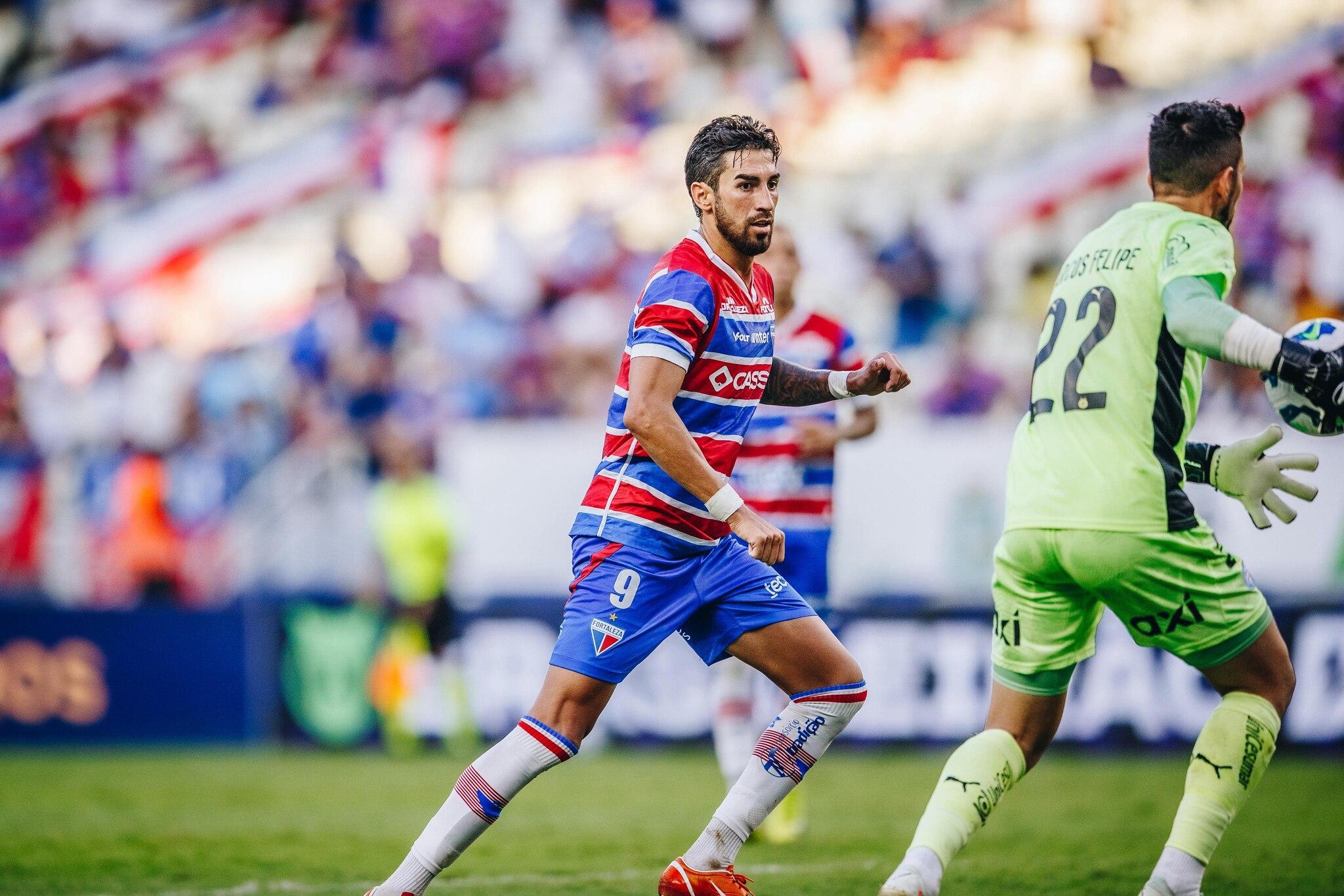 Foto de Artilheiro do Fortaleza na temporada, Lucero não marca gol há quatro meses