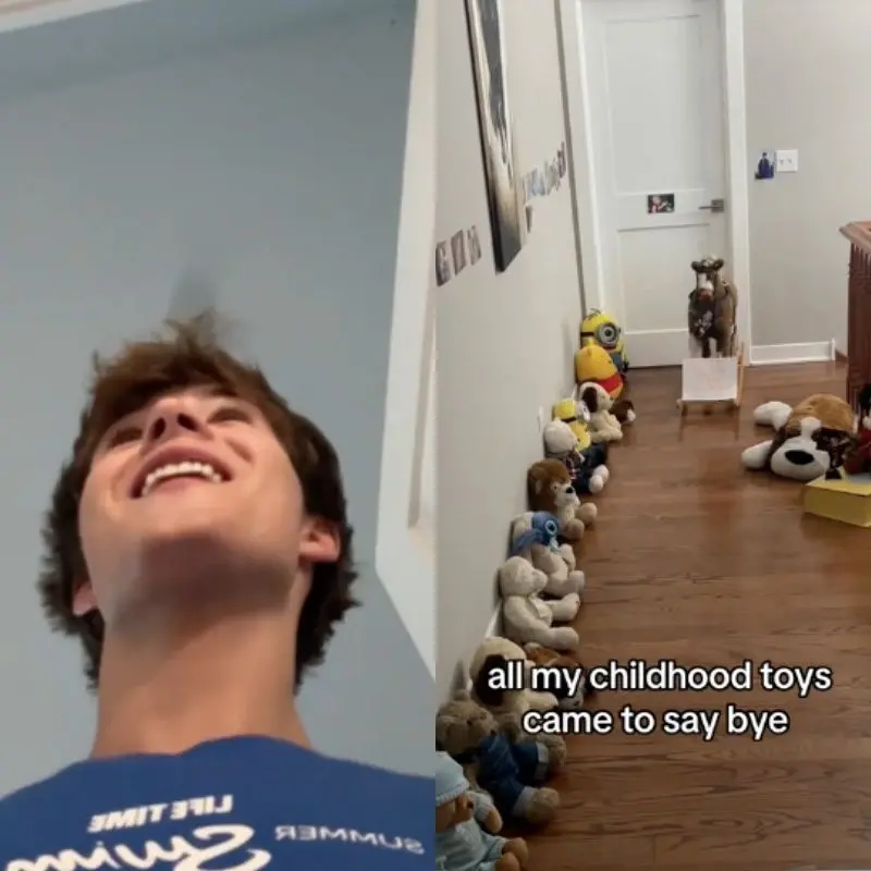 Imagem da notícia Vídeo de mãe reunindo brinquedos do filho antes de ele ir para a faculdade viraliza