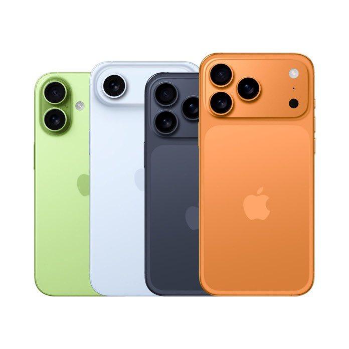 Aparelhos da nova linha de iPhone 17