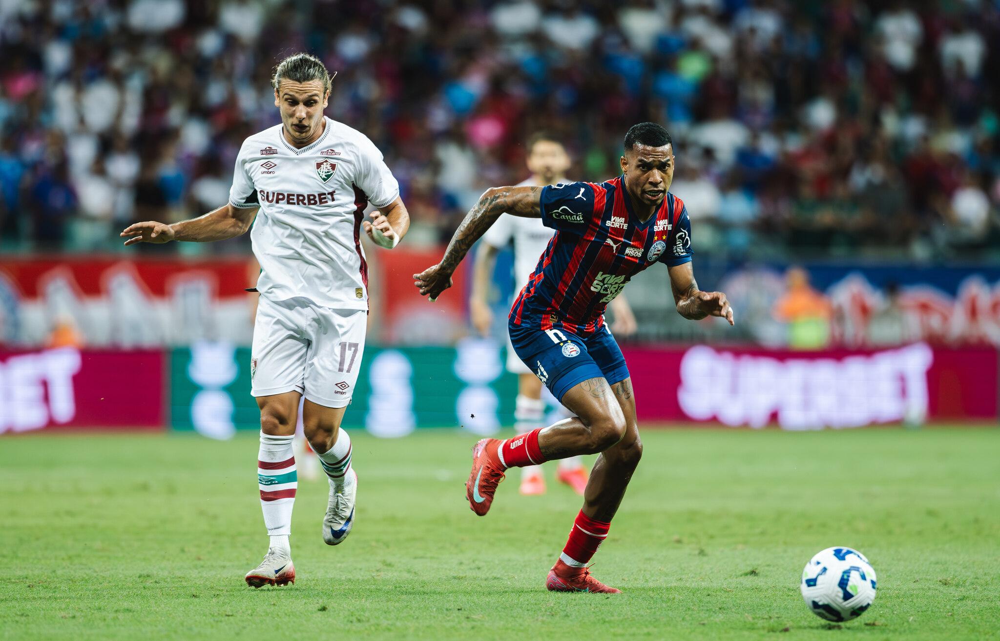 Foto de Jean Lucas durante Bahia x Fluminense na Copa do Brasil