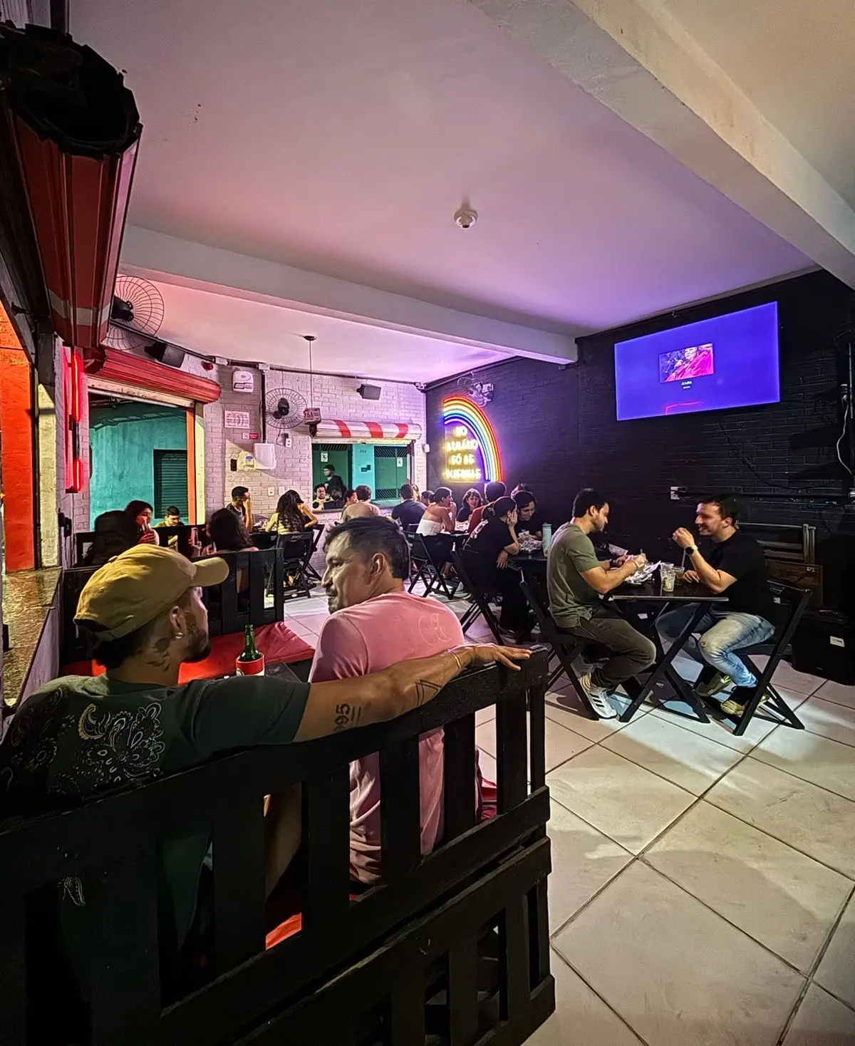 Final será exibida em telão na hamburgueria