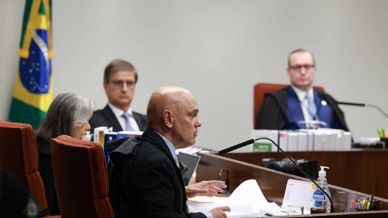 Julgamento de Bolsonaro no STF usada para matéria sobre termos usados pelos ministros